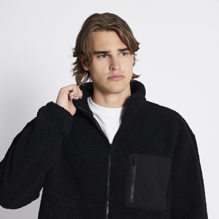 Pile jacket "Mount" Black